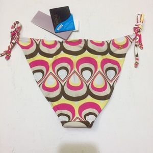 Peacock Festivity Print Sexy Bikini Bottom